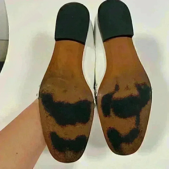 Sam Edelman Chesney Studded Loafer Leather White Women size 6.5 - Picture 9 of 9